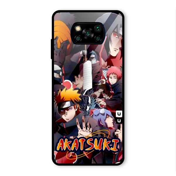 Team Akatsuki Glass Back Case for Poco X3 Pro