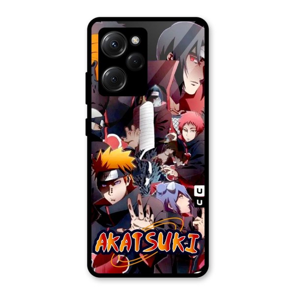 Team Akatsuki Glass Back Case for Poco X5 Pro