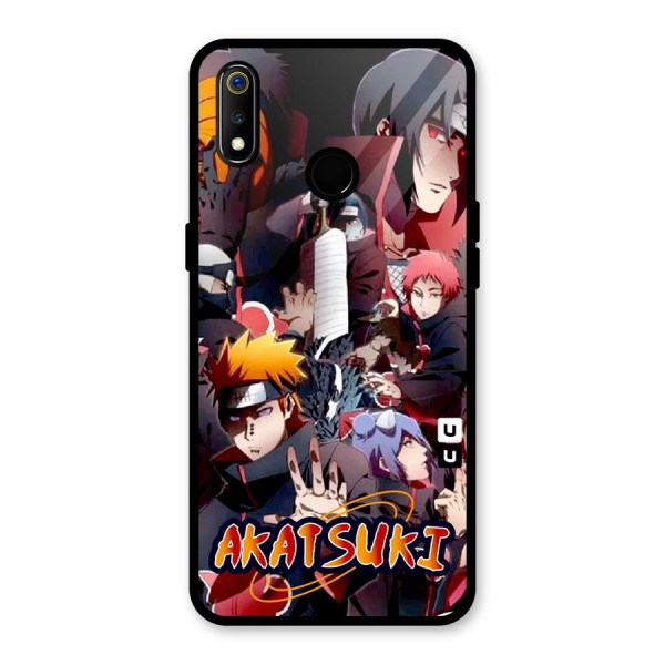 Team Akatsuki Glass Back Case for Realme 3