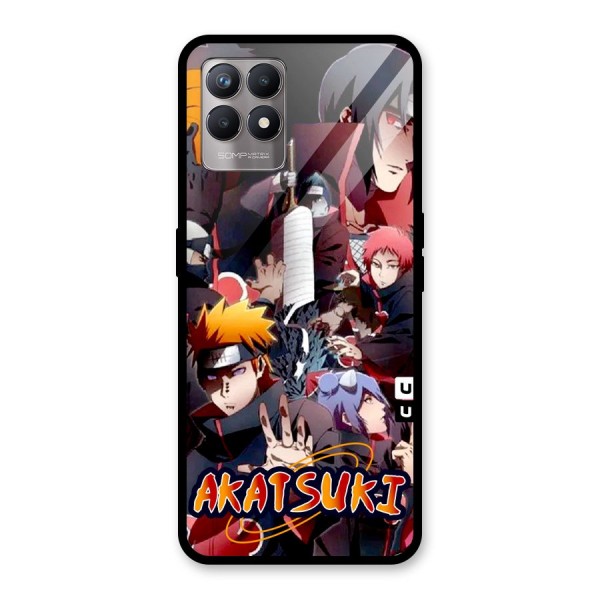 Team Akatsuki Glass Back Case for Realme 8i