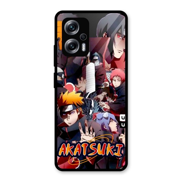 Team Akatsuki Glass Back Case for Redmi K50i