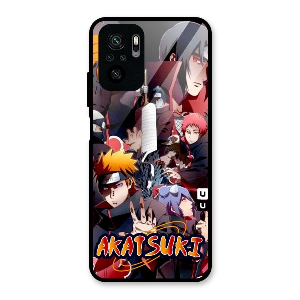 Team Akatsuki Glass Back Case for Redmi Note 10