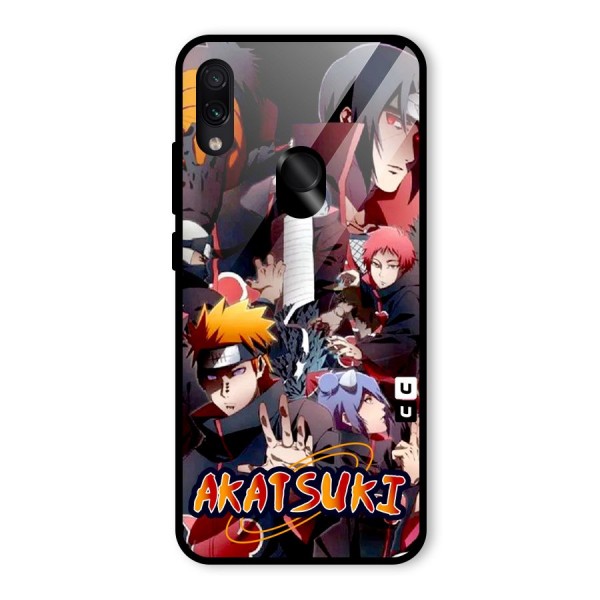 Team Akatsuki Glass Back Case for Redmi Note 7