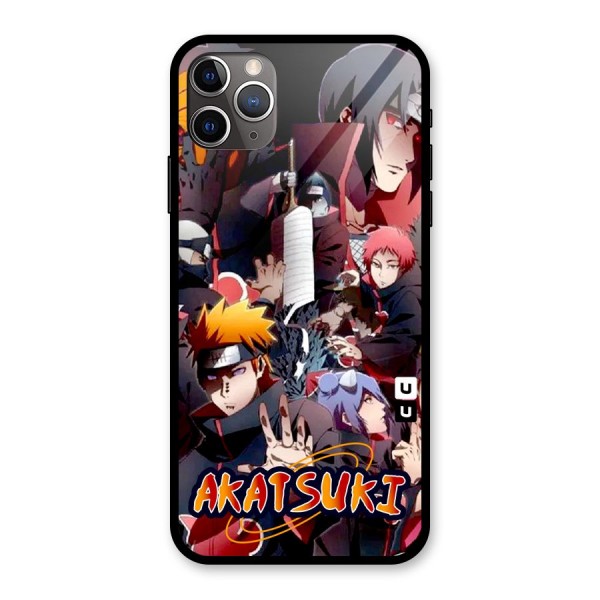 Team Akatsuki Glass Back Case for iPhone 11 Pro Max