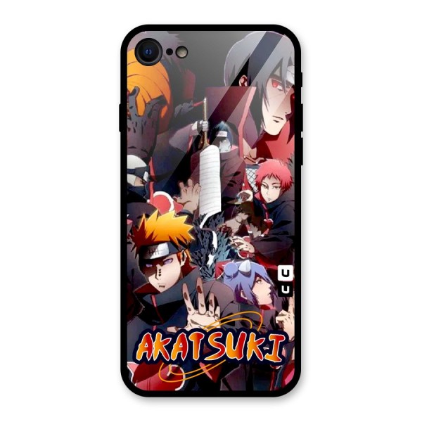 Team Akatsuki Glass Back Case for iPhone 8