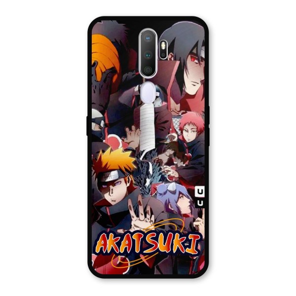 Team Akatsuki Metal Back Case for Oppo A5 (2020)