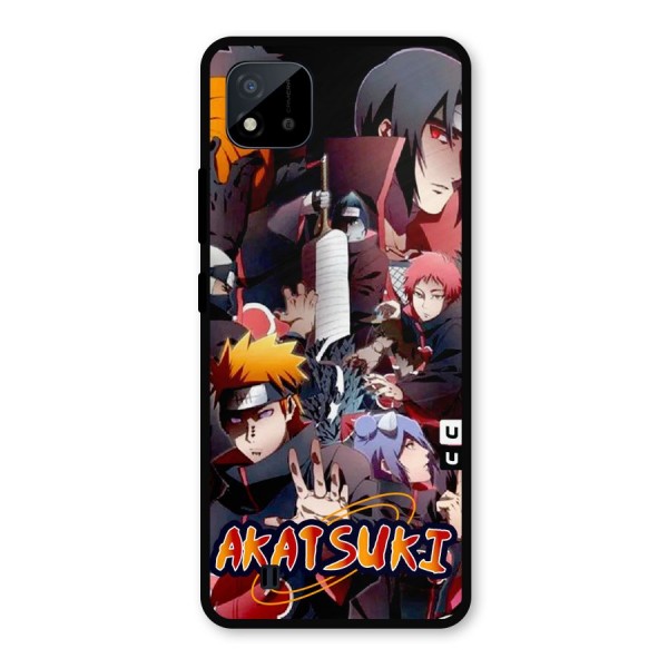 Team Akatsuki Metal Back Case for Realme C11 2021