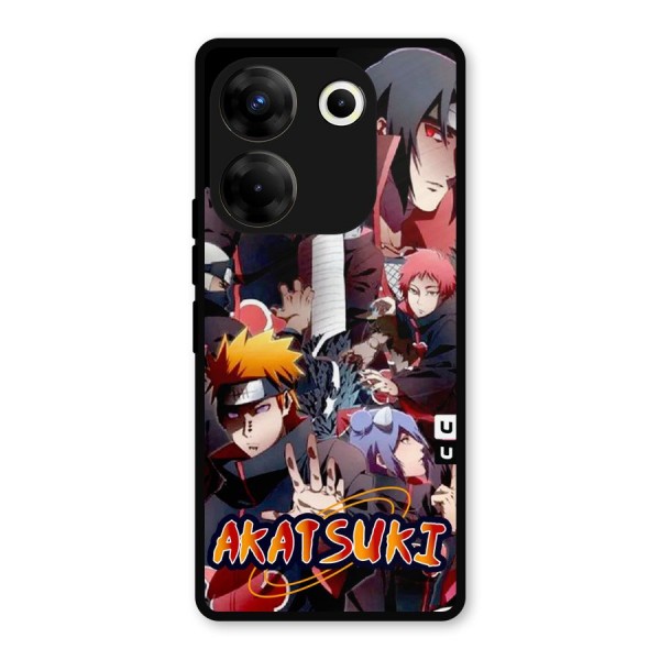 Team Akatsuki Metal Back Case for Tecno Camon 20 Pro