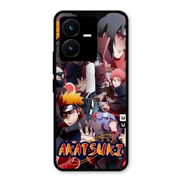 Team Akatsuki Metal Back Case for Vivo Y22s