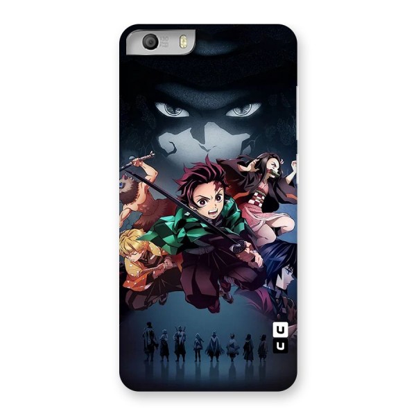 Team Demon Slayer Back Case for Canvas Knight 2