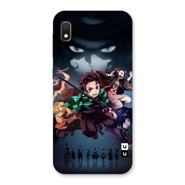 Team Demon Slayer Back Case for Galaxy A10