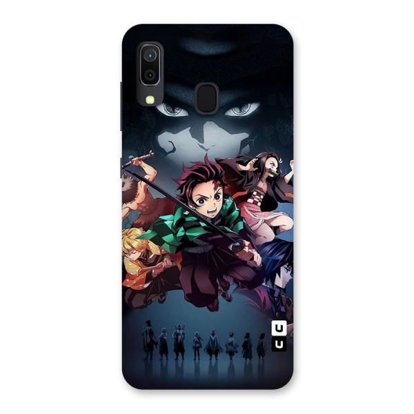 Team Demon Slayer Back Case for Galaxy A20