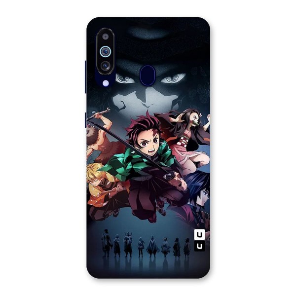 Team Demon Slayer Back Case for Galaxy A60