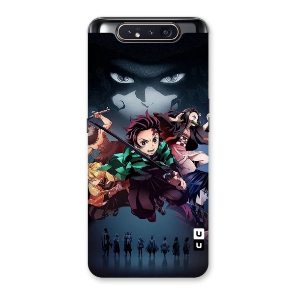 Team Demon Slayer Back Case for Galaxy A80