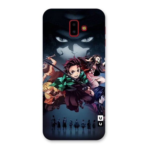 Team Demon Slayer Back Case for Galaxy J6 Plus