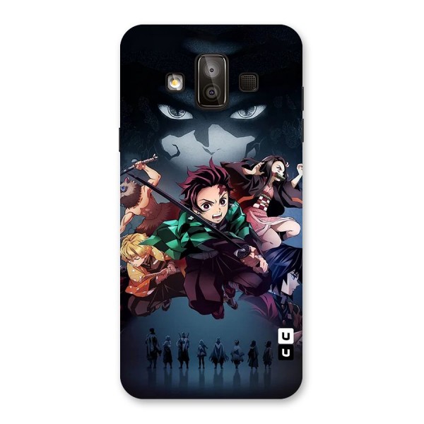 Team Demon Slayer Back Case for Galaxy J7 Duo