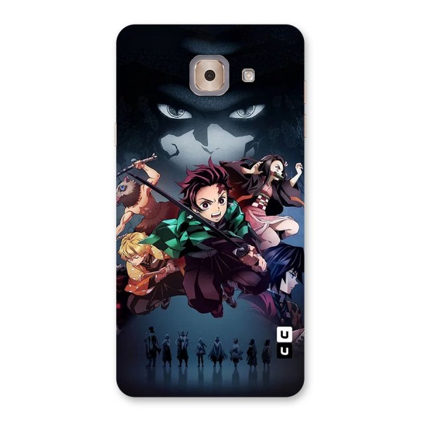 Team Demon Slayer Back Case for Galaxy J7 Max