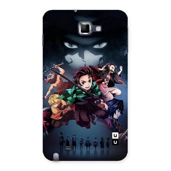 Team Demon Slayer Back Case for Galaxy Note