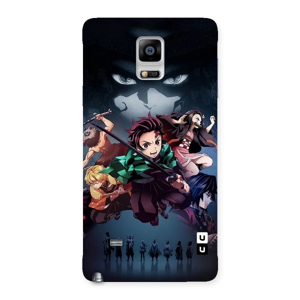 Team Demon Slayer Back Case for Galaxy Note 4