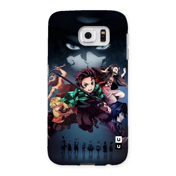 Team Demon Slayer Back Case for Galaxy S6