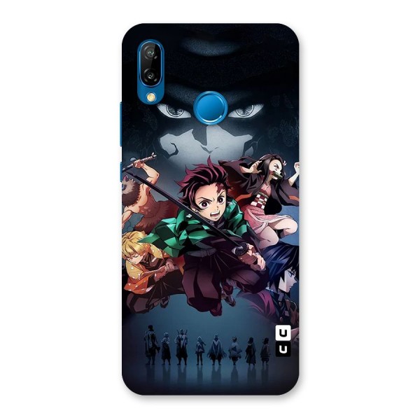 Team Demon Slayer Back Case for Huawei P20 Lite