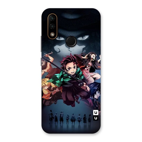 Team Demon Slayer Back Case for Lenovo A6 Note