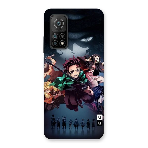 Team Demon Slayer Back Case for Mi 10T Pro 5G