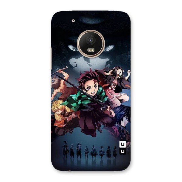 Team Demon Slayer Back Case for Moto G5 Plus