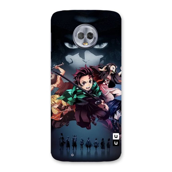 Team Demon Slayer Back Case for Moto G6