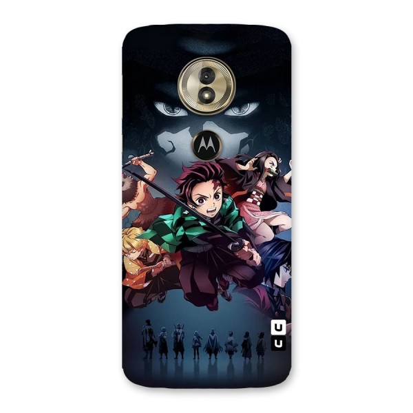 Team Demon Slayer Back Case for Moto G6 Play