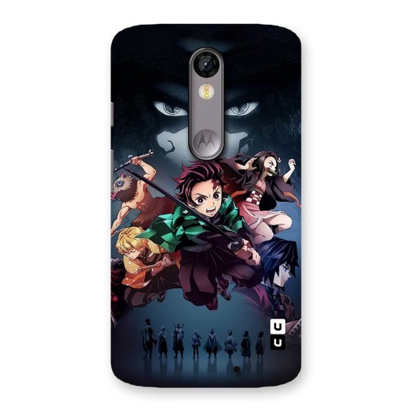 Team Demon Slayer Back Case for Moto X Force