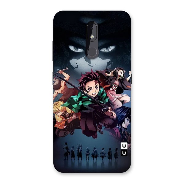 Team Demon Slayer Back Case for Nokia 3.2