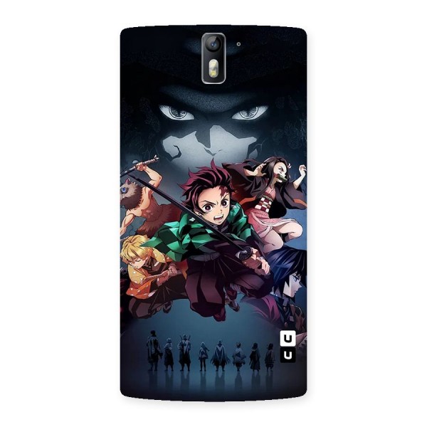 Team Demon Slayer Back Case for OnePlus One