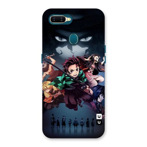 Team Demon Slayer Back Case for Oppo A11k