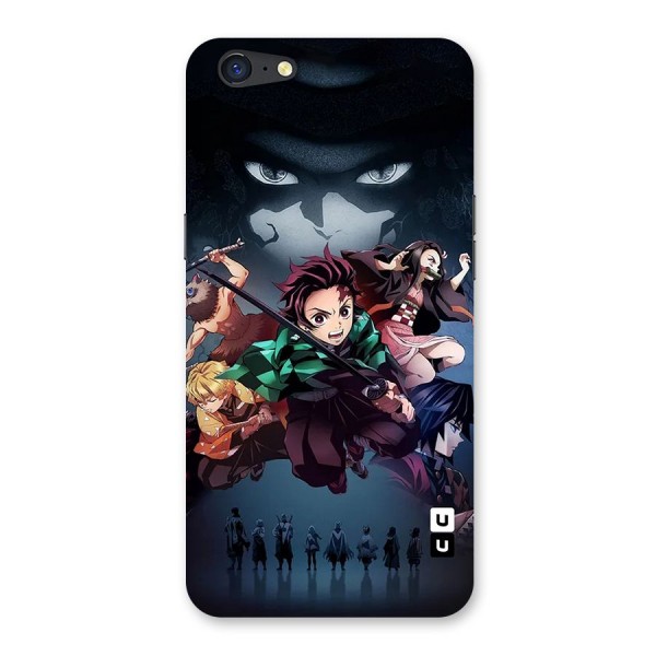 Team Demon Slayer Back Case for Oppo A71