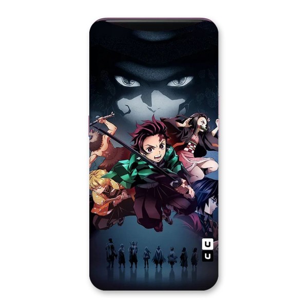 Team Demon Slayer Back Case for Oppo Find X