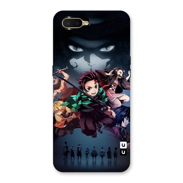 Team Demon Slayer Back Case for Oppo K1