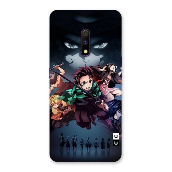 Team Demon Slayer Back Case for Realme X