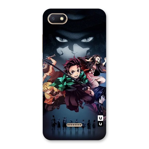 Team Demon Slayer Back Case for Redmi 6A