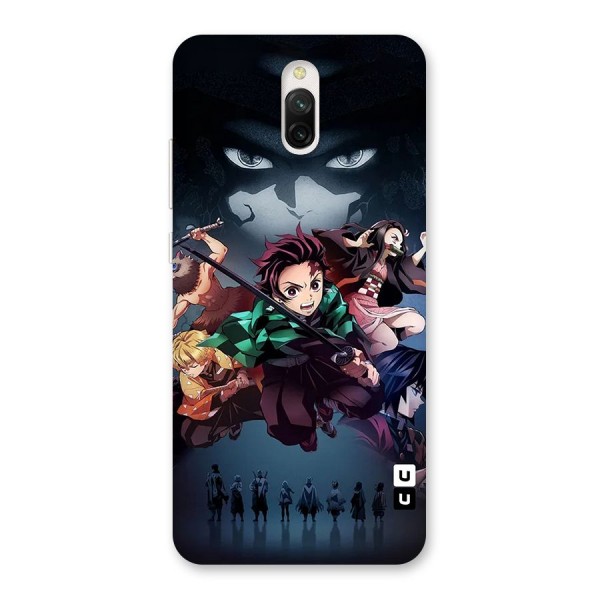 Team Demon Slayer Back Case for Redmi 8A Dual