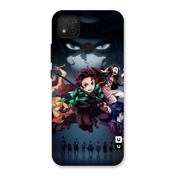 Team Demon Slayer Back Case for Redmi 9