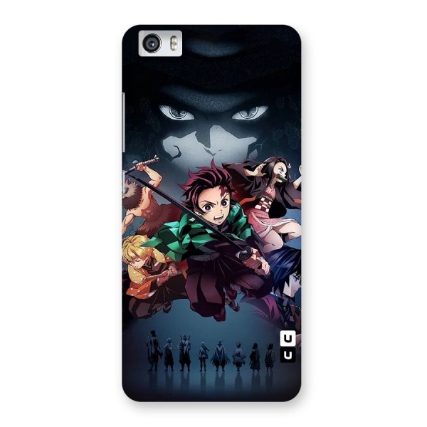 Team Demon Slayer Back Case for Redmi Mi 5