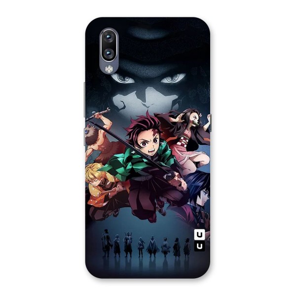 Team Demon Slayer Back Case for Vivo NEX