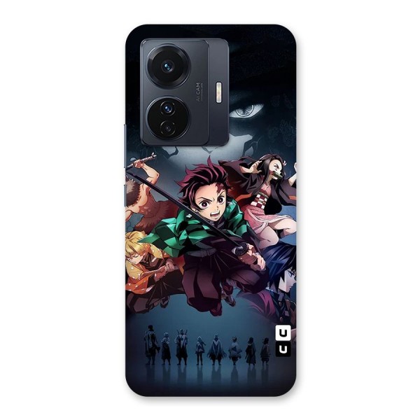 Team Demon Slayer Back Case for Vivo iQOO Z6 Pro