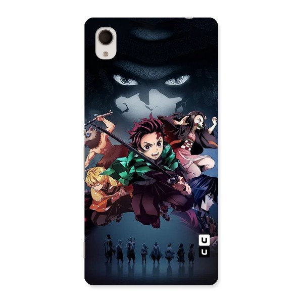 Team Demon Slayer Back Case for Xperia M4 Aqua