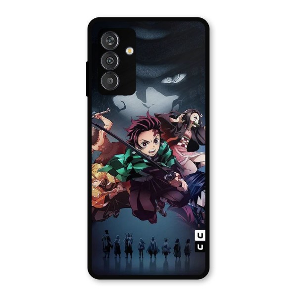 Team Demon Slayer Metal Back Case for Galaxy F13