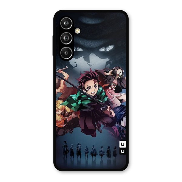 Team Demon Slayer Metal Back Case for Galaxy F54