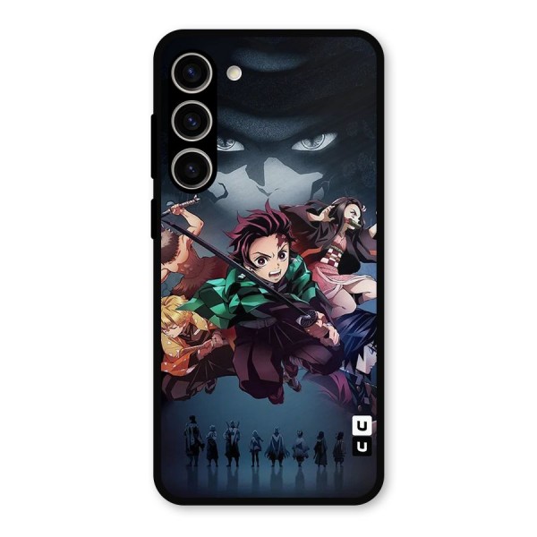 Team Demon Slayer Metal Back Case for Galaxy S23 Plus