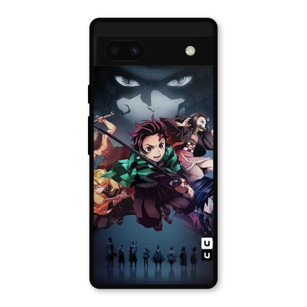 Team Demon Slayer Metal Back Case for Google Pixel 6a