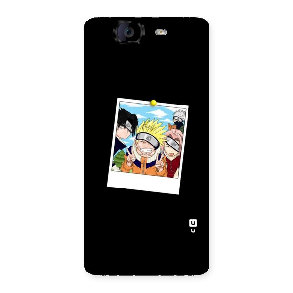 Team Kakashi Cute Back Case for Canvas Knight A350